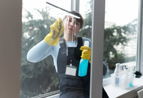 Nettoyage de vitres intérieures et extérieures à Saint-Priest-la-Marche